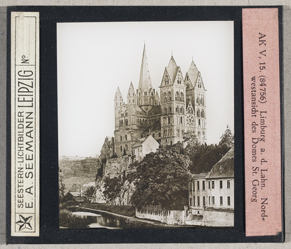 Vorschaubild Limburg an der Lahn: Dom St. Georg, Nordwestansicht (Seestern-Nr. 84756, Reihe AK V: Die drei ersten Jahrhunderte deutscher Baukunst (950-1250)) 